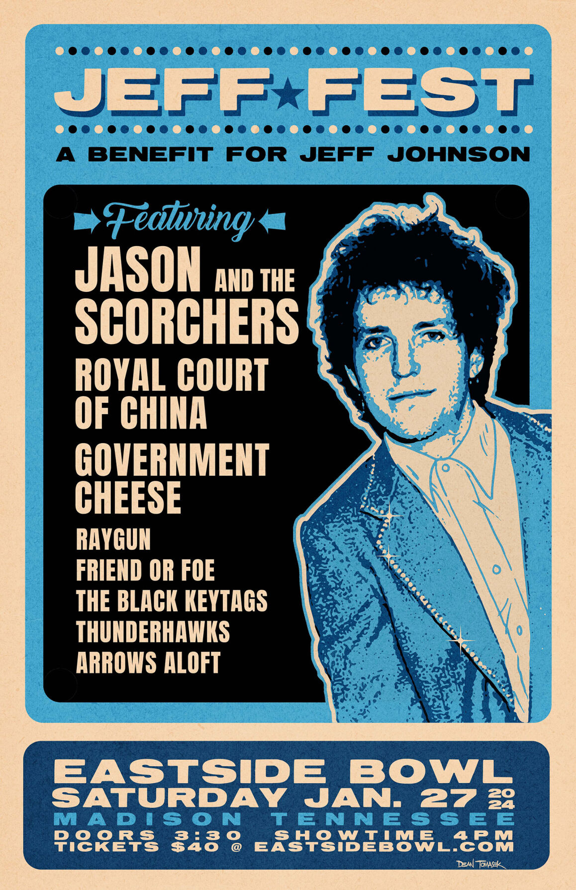 Scorchers Jeff Fest poster 2024